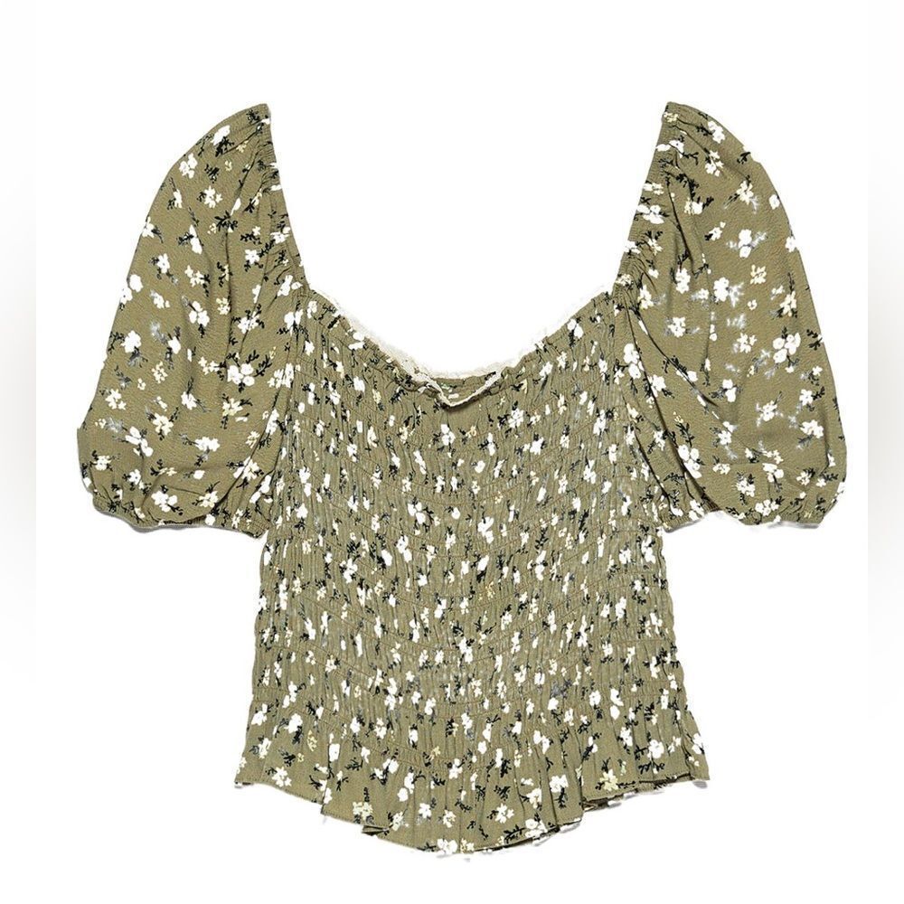 ZARA PRINT CROP TOP - Picture 7 of 8